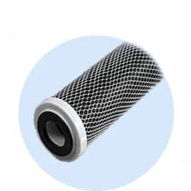 Carbon filter for water treatment