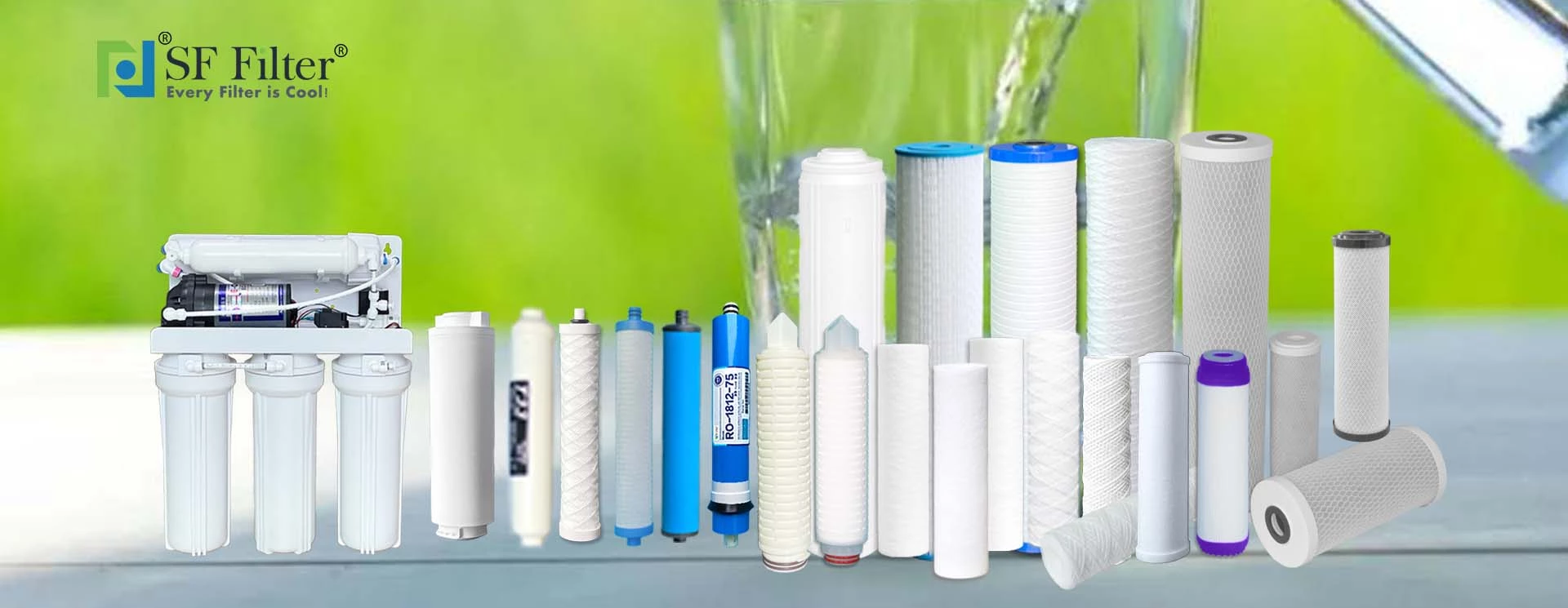 water filter cartridges and water filter system